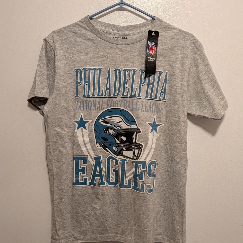 NFL Philadelphia Eagles Gray and Blue T-Shirt